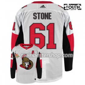Ottawa Senators MARK STONE 61 Adidas Weiß Trikot Authentic - Kinder